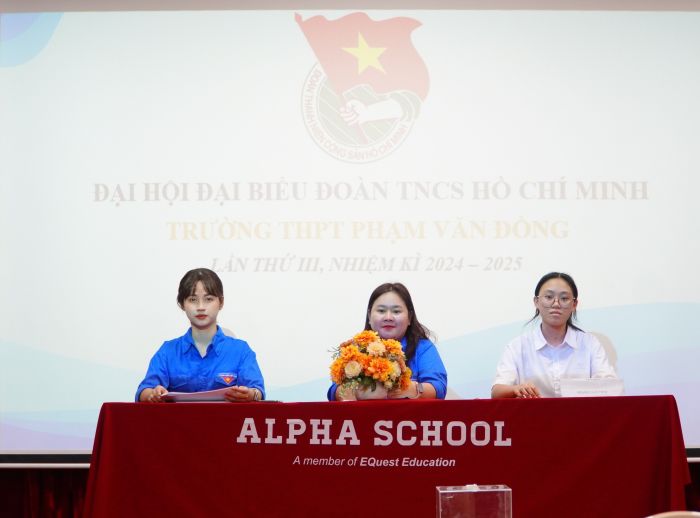ĐẠI HỘI ĐẠI BIỂU ĐOÀN TNCS HỒ CHÍ MINH TRƯỜNG THPT PHẠM VĂN ĐỒNG NHIỆM KỲ 2024 - 2025 10 news 0.127084001732328960